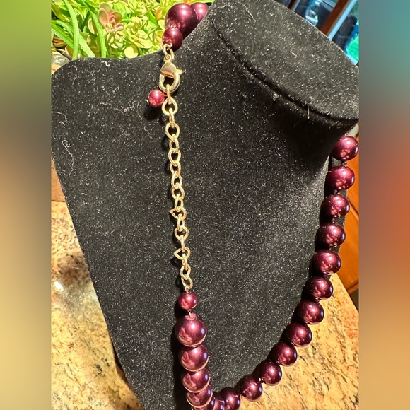 Honora cultures pearls in plum - Picture 11 of 13